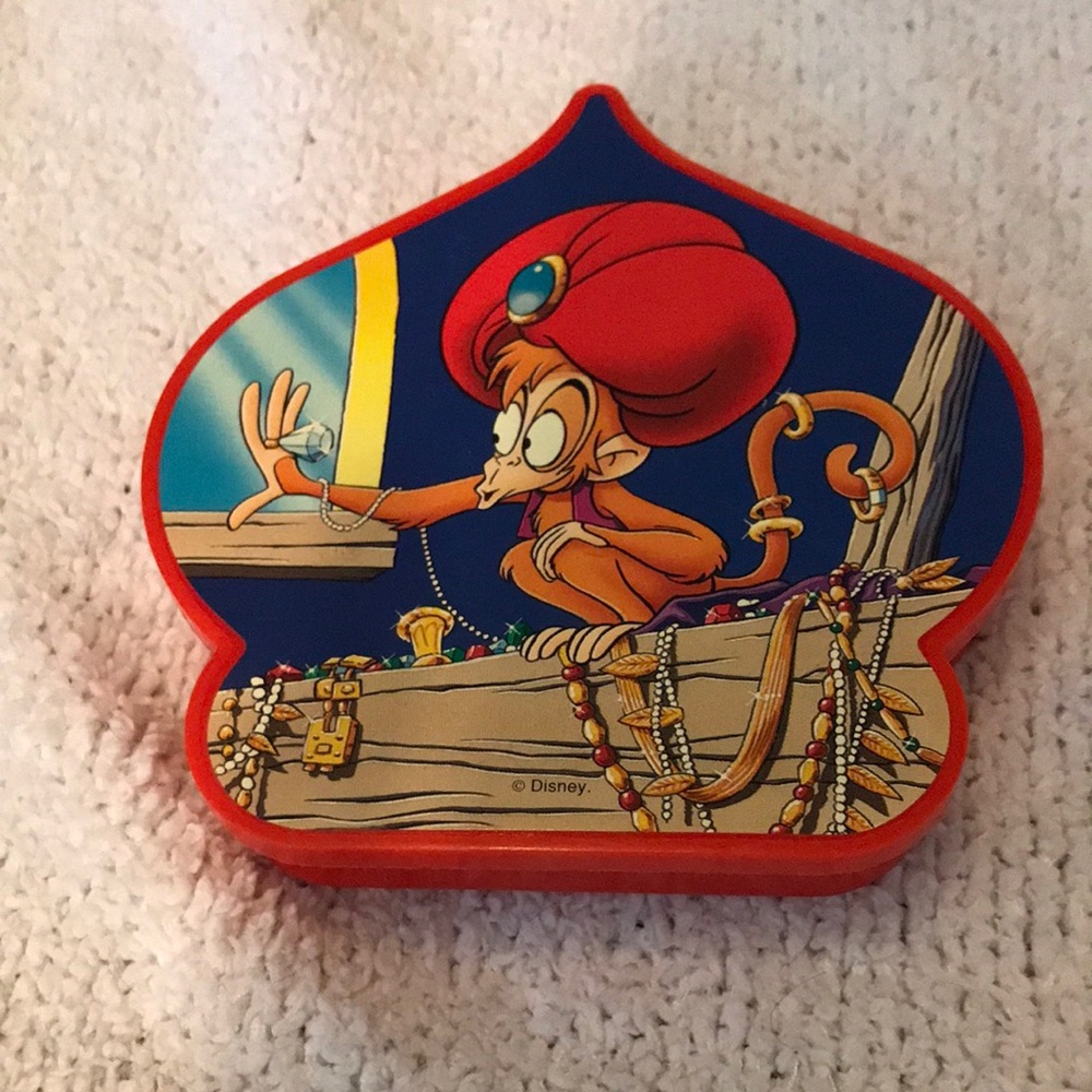 Disney Abu Jewelry Trinket Box - Red & Blue